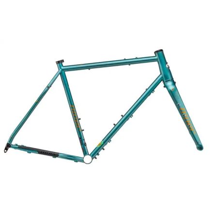 Niner RLT 9 Steel Cr-Mo Gravel kerékpár Váz + villa szett zöld