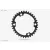 Lánckerék aB Országúti OVAL 110BCD asszim Shimano 9000/6800 4 lyukas fekete 34T