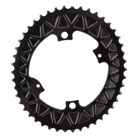   Lánckerék Országúti/Gravel SubCompact OVAL 110BCD 4 lyukas fekete 46T