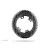 Lánckerék aB Országúti OVAL 110BCD asszim Shimano 9000/6800 4 lyukas fekete 50T