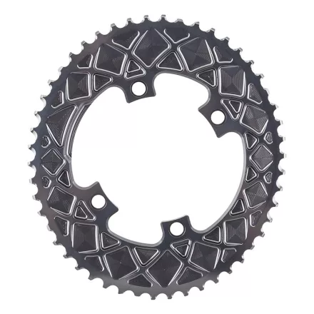 Lánckerék aB Országúti OVAL 110BCD asszim Shimano 9000/6800 4 lyukas szürke 50T