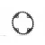 Lánckerék aB Országúti OVAL Campagnolo fekete 145/112BCD 4 lyukas 39T