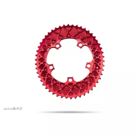   Lánckerék aB Országúti OVAL SRAM 110BCD 5 lyukas piros 50T