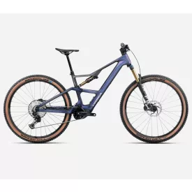   2025 RISE SL M10 Tanzanite Carbon View - Nyers Carbon (Matt) elektromos carbon fully trail kerékpár