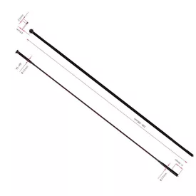 Küllő DT Swiss Aerolite 2.0/2.3/0.9x280 ezüst