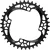 Absolute Black 38T MTB kerek SHIMANO 104BCD N/W fekete Lánckerék