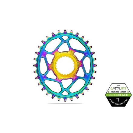 Lánckerék aB MTB OVAL XTR/XT 9100/8100 12 spd DM PVD oil slick N/W 32T