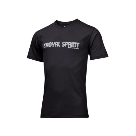 Sprintroyal Royal Sprint rövid ujjú fekete póló