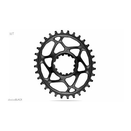 Absolute Black 32T MTB OVAL SRAM Direct Mount/GXP N/W fekete Lánckerék(6mm offset)