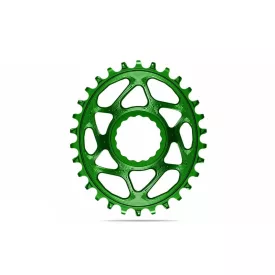   Lánckerék aB MTB OVAL SRAM Direct Mount/GXP N/W  zöld (6mm offset) 34T