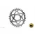 Lánckerék aB MTB OVAL SRAM Direct Mount  BOOST 148 titán (3mm offset) 34T