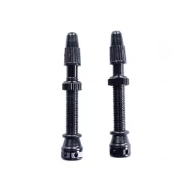 44mm FV Presta Tubeless szelep párban Inserthez is Fekete