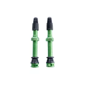 44mm FV Presta Tubeless szelep párban Inserthez is Zöld