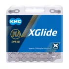 Lánc KMC 09-11 seb. XGlide 1/2x11/128 126L szürke/szürke CUES kompatibilis