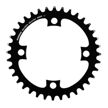 Shimano 104mm 4 furatos 36T SM-CRE70-12-B 36T szimmetrikus fekete lánckerék
