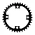 Shimano 104mm 4 furatos 36T SM-CRE70-12-B 36T szimmetrikus fekete lánckerék