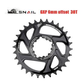   30t Snail Sram Direct mount 11-12 seb. fekete 6mm Offset 7075 Alu lánckerék