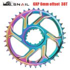 38t Snail Sram Direct mount 11-12 seb. OilSlick, 6mm Offset 7075 Alu lánckerék