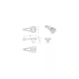 RITCHEY Garmin/Bryton/Wahoo/Go PRO számítógép tartó