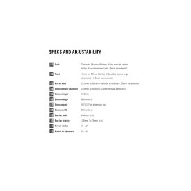   VISION Kormány TT METRON TFA 400mm Snakebite TT METRON TFA 400mm Snakebite