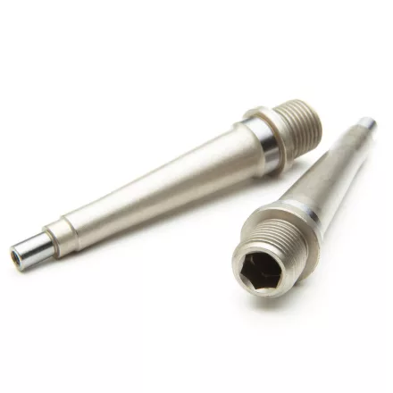 RACE FACE pótalkatrész PEDAL AXLE KIT, TURBINE, AXLES/NUTS (tengelyek/anyák)