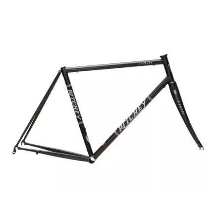 RITCHEY keret ROAD LOGIC Fekete, szürke logóval 51