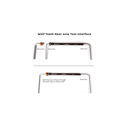 WOLF TOOTH fix tengelyfedél arany