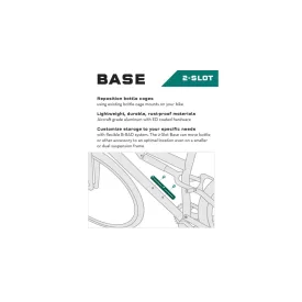 WOLF TOOTH sín B-RAD 2 SLOT BASE MOUNT