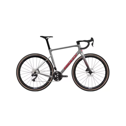 RIDLEY kerékpár GRIFN RS GRX800 Di2 Battleship Grey/Candy Red Metallic XS