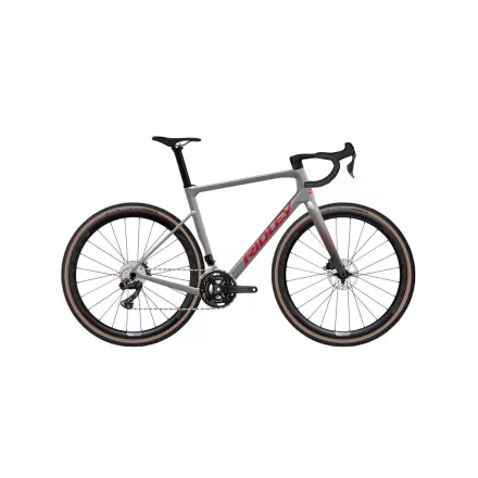 RIDLEY kerékpár GRIFN RS GRX800 Di2 Battleship Grey/Candy Red Metallic L