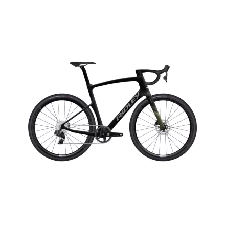 RIDLEY kerékpár KANZO Fast Rival XLPR Fekete metál / hadsereg zöld / ezüst S