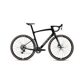   RIDLEY kerékpár KANZO Fast GRX800 Fekete metál / Hadsereg zöld / Ezüst M