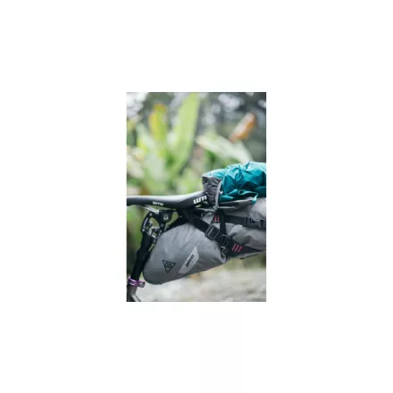 WOHO nyeregtáska X-TOURING DRY BAG Honeycomb Iron grey M