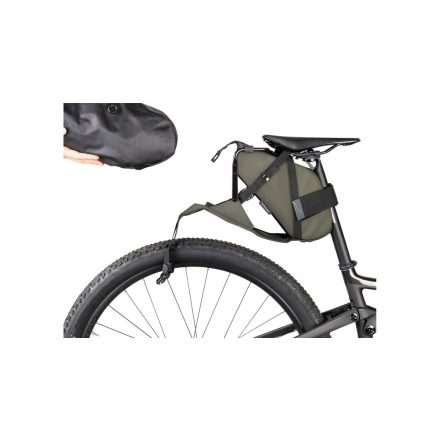 TOPEAK táska BACKLOADER X, gurulós nyeregtáska 15l zöld