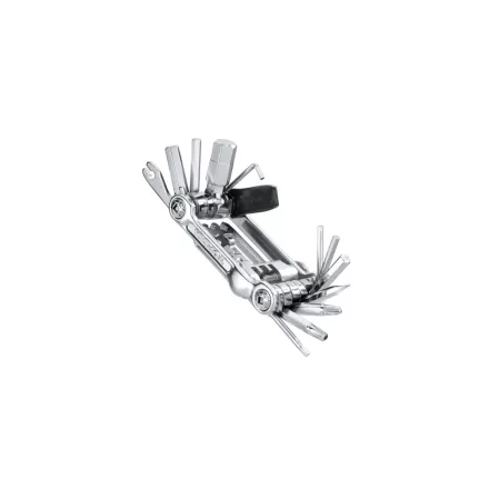 TOPEAK tool MINI 20 PRO tokkal, ezüst színű