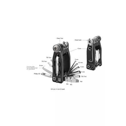 TOPEAK eszközök NINJA 16+