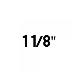 1 1/8"