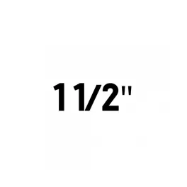 1 1/2"