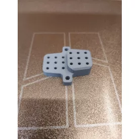   Aszimmetrikus Bleed Block dugattyúkinyomáshoz és pucoláshoz 4 dugattyús féknyereghez 3D nyomtatott